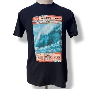 Vans 2014 Triple Crown of Surfing North Shore Hawaii S/S T Shirt Men's MEDIUM